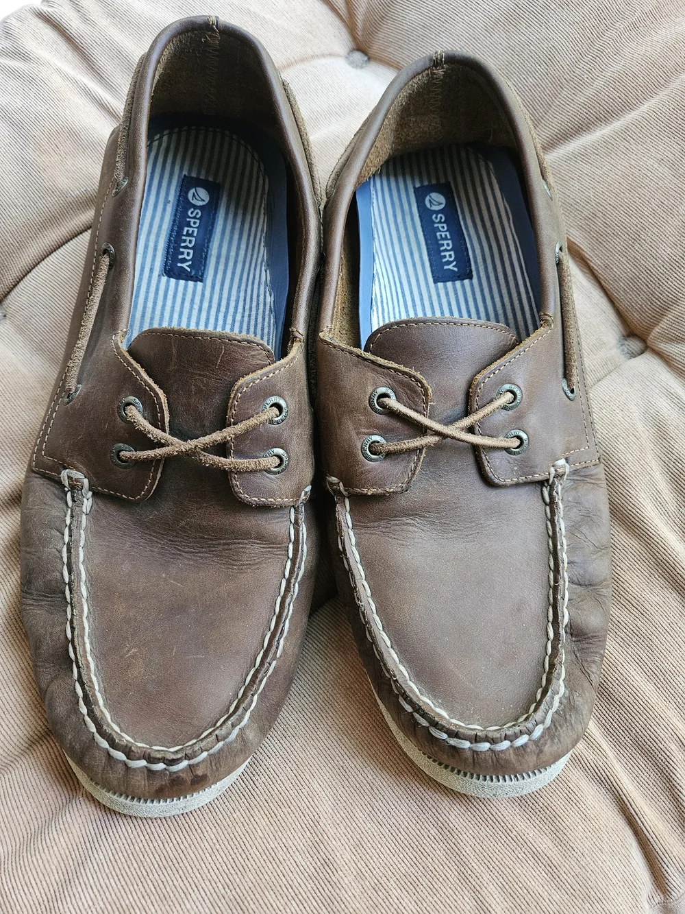 Sperry Men's Brown Leather Boat Shoes